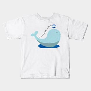 Having A Whale of a Time Kids T-Shirt